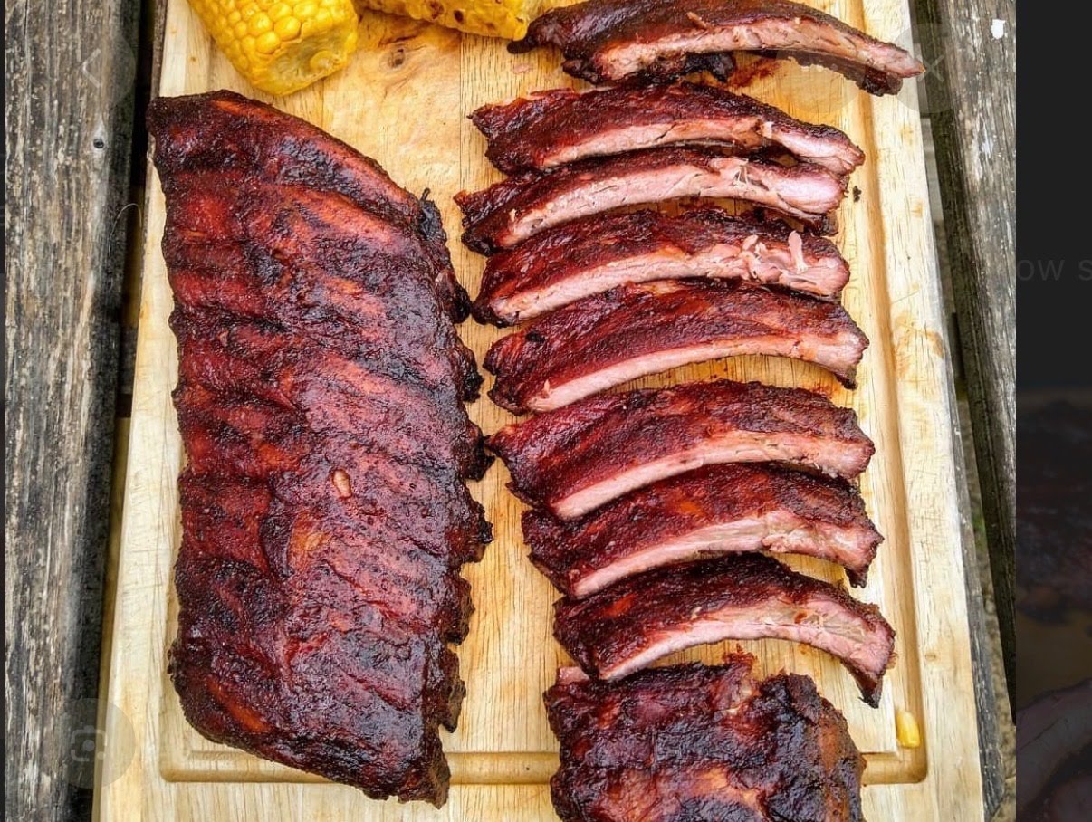 Smoked BBQ Ribs — Whole Slab